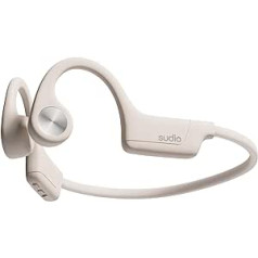 „Sudio B2 White“, atvira ausis, „Bone Conduction“, IPX5, „Bluetooth“ v5.3, USB-C, 12 valandų grojimo laikas