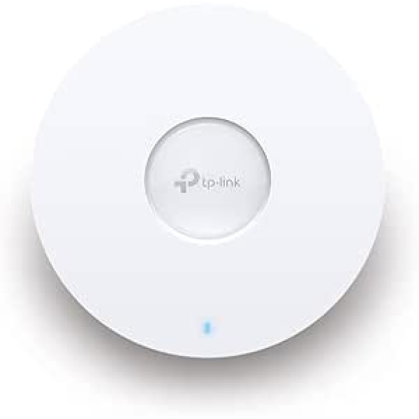 TP-Link EAP610 AX1800 Gigabit Dual-Band WiFi 6 WLAN prieigos taškas (dviejų dažnių 1775Mbit/s, Omada SDN, centrinis valdymas, 1 Gigabit prievadas, besiūlis WLAN tarptinklinis ryšys, maitinamas PoE/DC) Balta