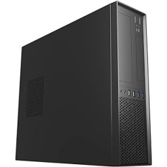 Unykach Slim UK 3001 Black PC Case Prievadai: 2 x 2.0 USB ir 2 x 3.0 priekyje su tinkleliu, palaiko TFX formato šaltinius