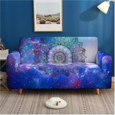 Surwin Sofos užvalkalas Sofos užvalkalai 1 2 3 4 vietų modelis Elastingas universalus sofos užvalkalas Stretch Slipcover Sofos užvalkalas porankiams Sofa (Starry Sky 4 Seater (235-300 cm)