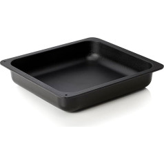 GN Pfanne aus Gusseisen, schwarz, L 354 mm B 325 mm H 65 mm Buvo Vokietija