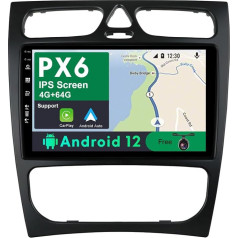 BXLIYER PX6 Android 12 IPS automobilinis radijas 