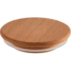 APS Weck 82363 12 medinių stiklinių dangtelių su silikoniniu sandarikliu rinkinys, 7 cm skersmens, tinka 82245 ir 82246
