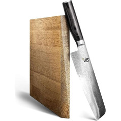 Kai Shun Tim Mälzer Minamo Santoku TMM-0702 18 cm + 2 pjaustymo lentelės rinkinys