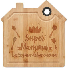 STAMPATEK Bambukinė pjaustymo lenta mamai, Motinos diena, dovanų idėjos, dovana mamai, gimtadienis, pjaustymo lenta su graviravimu, originalios dovanos Motinos dienai, pjaustymo lenta