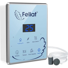 Ozono generatorius, FELLAT 600 mg/h buitinis ozono generatorius vandeniui ir orui, oro valytuvas, ozono generatorius, nešiojamasis daugiafunkcinis ozono generatorius su laikmačiu vandeniui, daržovėms valyti,