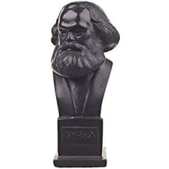 danila-souvenirs Vokiečių filosofas socialistas Karlas Marksas Akmens biustas Skulptūra 12 cm