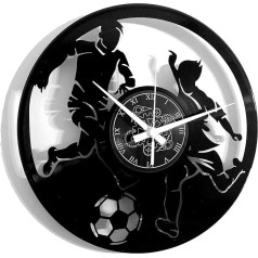 Sieninis laikrodis Vinilinis įrašas LP 33 U Momentinė karma dovana derliaus rankų darbo - Sportas Futbolas Futbolas