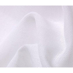 Weißes Musselin-Tuch, 100 % Baumwolle, Käse-Tuch, Meterware zum Kochen, Sticken, Abseihen, Backen und Heimdekorationen, Güteklasse 90-147 cm breit (5 Meter Packung)