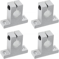 4 x SK16 linijinio veleno laikiklis 16 mm CNC rutulinių guolių linijinio laikrodžio judėjimo bėgių laikiklis, skirtas 3D spausdintuvui su keliomis ašimis