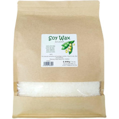 WAXIM Sojų vaškas 2 500 g rutuliukais. Ekologiškoms žvakėms ir natūraliai kosmetikai.