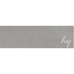 MOCAVI Hej Scandi Mat Grindų kilimėlis 30 x 100 cm plaunamas šiltas šiltas pilkas batų kilimas ilgas siauras batų nuėmimas dekoratyvinis įėjimo plotas vidaus lauko kilimėlis priekinių durų batų kilimėlis