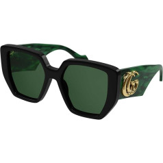 Gucci GG0956S-001-54 - Moteriški akiniai nuo saulės - Juodi, 001