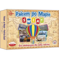 Abino Žaidimas pirštu žemėlapyje - Pasaulis