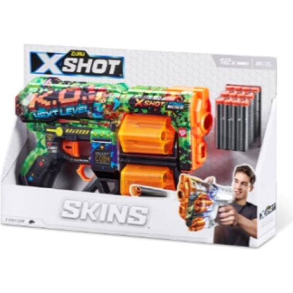 Zuru X-Shot Odos baimės paleidimo įrenginys (12 strėlių) paleidimo įrenginio modelis b