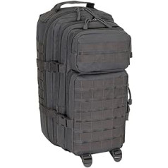 GEO-VERSAND Mil-Tech Molle kuprinė pilka 30L Assault Vokietijos armijos geocaching modulinės kilpos