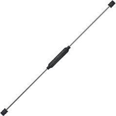 LSDRALOBPOI Fitness Bar Swing Bar Treniruoklis, Pilatesas viso kūno pratimai, Namų studijos pasipriešinimo treniruotės svertiniai kūno aerobikos strypai 809 (spalva: juoda)
