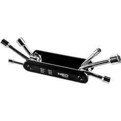 NEO Šešiakampiai veržliarakčiai - 5, 6, 8, 9, 10, 12 mm
