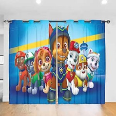 Snowya Curtain užuolaidos su akutėmis užuolaidoms, svetainė, moderni naktinės užuolaidos, apsauga nuo šalčio, užuolaidos vaikiškam miegamajam, 140 x 160 cm, komplektas iš 2, miegamojo užuolaidos, nepermatomos užuolaidos