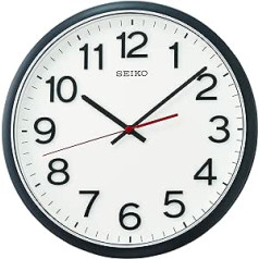 Seiko QXA750K sieninis laikrodis, plastikinis šlavimo sekundės juodas