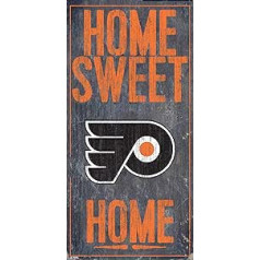 NHL Philadelphia Flyers Unisex Philadelphia Flyers Home Sweet Home Team Spalva, 6x12
