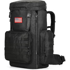 Outdoor Plus 60L 65L 70L 85L Neperšlampama Molle kuprinė žygiams, medžioklei