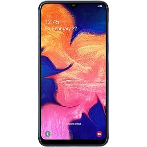 Samsung Galaxy A10 32GB Smartphone Black – vokiška versija