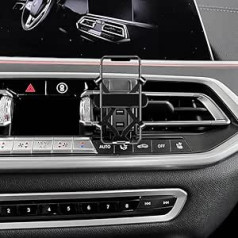 GXQKHFA automobilinio telefono laikiklis suderinamas su 2019-2023 BMW X5 mobiliojo telefono laikiklio priedais X5 G05 X6 G06 G07 X7 (skirta 2019-2023 X5 G05/2020-2023 X6 G06/X7 G07)