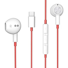 USB C ausinės, į ausis įdedamos ausinės HiFi stereomagnetinės C tipo ausinės su mikrofonu ir garsumo valdikliu, skirtos Google Pixel 2/3/4/XL, Huawei P30 P20 / Mate 20 30, Note 10, Xiaomi Mi 8, iPad Pro 2018