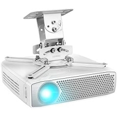 Duronic PB05XB Beamer Halterung | Projektorius Halterung | Universalus Wandhalterung | Vaizdo projektoriaus valdymas | drehbar und schwenkbar | Heimkino | Traglast bis zu 13,6 kg | 360° sukimasis