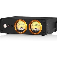 „HiFi Phono“ pirminis stiprintuvas, skirtas MM patefonui ausinių stiprintuvui su VU matuokliu (T13)