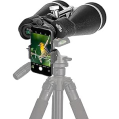 Gosky Skyview 20x80 astronominiai žiūronai, milžiniški žiūronai su skaitmeninio matavimo adapteriu – Mėnulio stebėjimui, paukščių stebėjimui, ekskursijoms, šaudymui, žvaigždžių stebėjimui