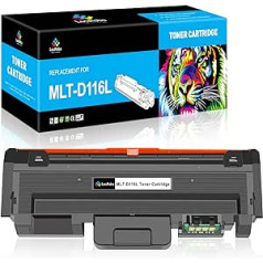 LeciRoba MLT-D116L, skirtas D116L D116S Toneris, skirtas Samsung SL-M2625d M2626D M2675F M2675FN M2676N M2676FH M2825ND M2825DW M2825FD M2825DW M2825FD M2826NDW7F7F8F8 nd M2876HN M2885fw spausdintuvas (1 juodas)