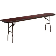 Flash Furniture Raudonmedžio melamino sulankstomas valgomojo stalas laminuotas 18