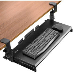‎Vivo VIVO MOUNT-KB05HB Didelė reguliuojamo aukščio klaviatūros lentyna po stalu, 27