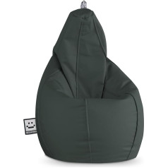 Happers Dirbtinės odos patalpų pupų maišas Pear Grey XXL