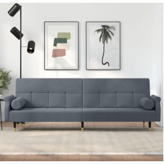 Whopbxgad Svetainės baldų komplektai, svetainės sofos komplektai, sofa lova, sofa su kilimu Dunkelgrau Samtmodular Sofa, modulinė sofa, lauko terasos baldai,