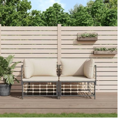 Whopbxgad Svetainės baldų komplektai, svetainės sofų komplektai, sofa lova, kampinės sofos su pagalvėlėmis 2 dalių modulinė poliaratono modulinė sofa, modulinė sofa, modulinė sofa, lauko terasos baldai