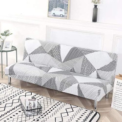 ‎Beacon Pet Beacon Pet Stretch Sofa Slipcover Printed Futon Cover Fitted Furniture Protector Elastinis poliesteris Spandex skalbiamas Sleeveless Sofa Cover Sulankstomas Couch Shield Sofa Cover Mašininis skalbimas (Print-019)