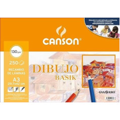 Lapas (Ecopack) 29,7 x 42 (250) Guarro Drawing Basic Smooth 130 g