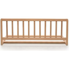 Geuther 2110 Lovos apsauginiai vartai 90 cm Aukštis 38 cm Apsauga nuo kritimo su tvirtais strypais Apsaugo nuo iškritimo iš lovos Sulankstomi Pagaminti iš buko masyvo Natūralu