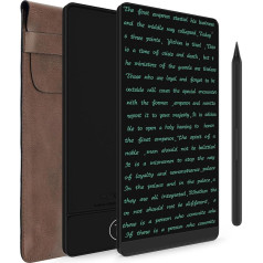 LONGTOO LCD rašomoji planšetė per visą ekraną trinama grafinė planšetė vaikams, suaugusiesiems, piešimo užrašai, paliekami pranešimai 6,5 colio ekranas juodas
