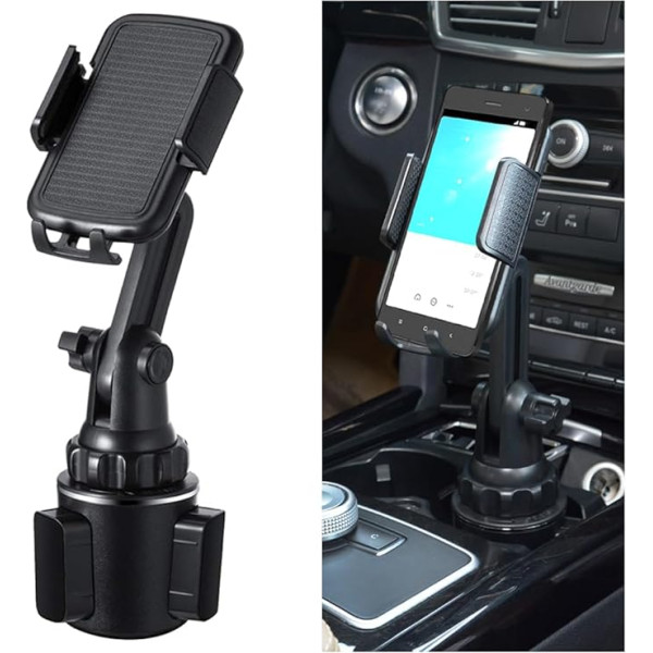 CGEAMDY Kfz-Halterung Für Getränkehalter, taurės antgalis Auto Telefon Halter Universal-Verstellbarer Schwanenhals Auto-Halterung, 360 Grad Autotassenhalter Für Smartphone