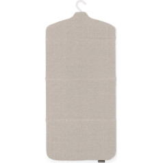 Brabantia - Faltbares Dampfbrett - zum Dämpfen von Kleidung unter Hochdruck - Robuste hitzefeste Fläche - Vielseitiger Aufhängehaken - Einfacheres Dämpfen mit Handdämpfern - 91,5 cm x 41 cm - Grau