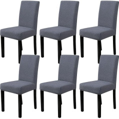 LiveGo, Stuhlbezug, Dehnbare Esszimmer-Stuhlhussen mit hoher Rückenlehne, Schutzbezug, elastischer Stuhlschutz, Sitzbezüge für Esszimmer, Hochzeitsbankett, Party-Dekoration