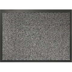 HOUSEGADS Dirt Trapper Mat Indoor/Outdoor Non-Slip Rubber Backing Carpet and Floor Mat for Home, Kitchen and Office, Super Absorbent Washable Mat for Front and Back Door (pilka, 40)