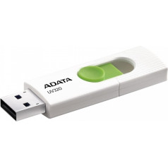 Flash atmintinė uv320 auv320-128g-rwhgn (128gb; usb 3.0; balta spalva)