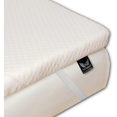Aviiator ® Atminties putų čiužinys Topper 5cm King dydis 5cm UK Made 150cm x 200cm