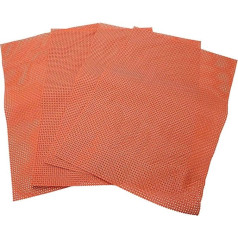 ‎Rikel RIKEL 4 dalių/partijos austas stalo rinkinys Mada PVC stalo komplektas Disko padas dubenėlio kilimėlis Padėkliukas Vandeniui atsparus stalo dangtelis Kilimėlis neslystantis kilimėlis oranžinis