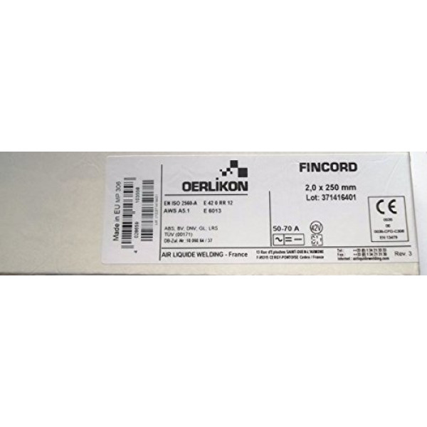 Oerlikon Fincord 2,0x250 mm 170 dalių 1,5 kg